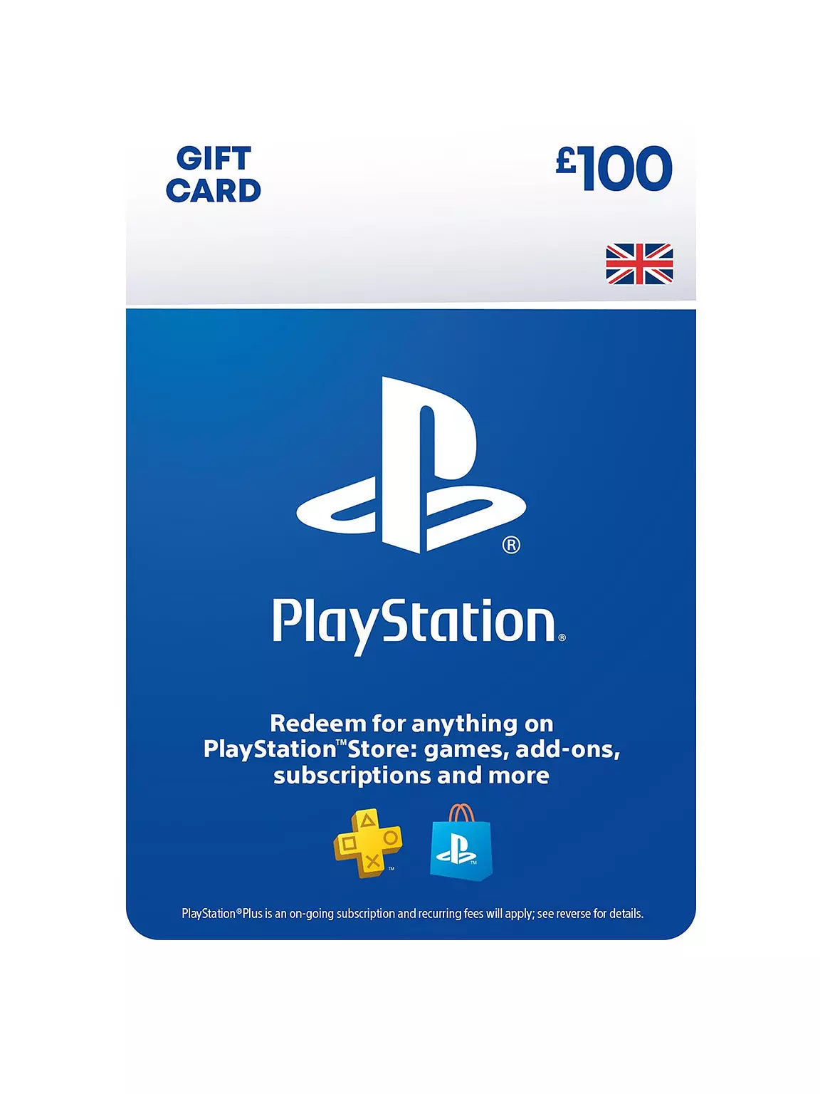 Playstation Store £100 Gift Card (Digital Download)